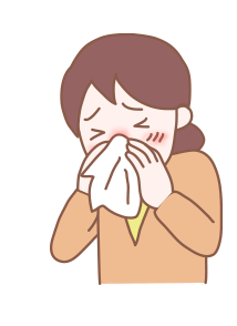 副鼻腔炎の症状で困る女性